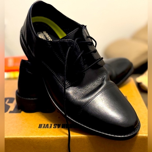 ❤️LIKE NEW LEATHER❤️BOSTONIAN COMMONWEALTH FLEXLITE MEN’S DRESS SHOES❤️SIZE 7 - Picture 3 of 16
